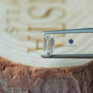 Diamante Cultivado en Laboratorio, Corte Esmeralda, 1.63 Quilates, Color F, Certificado IGI - Product Image 3