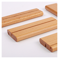 Porte-cartes de visite en bois A2 A3 A4, support photo rectangulaire en bois A5 A6, présentoir de menu de bureau, porte-carte de table