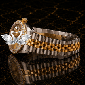 Luxury Round Dial Moissanite Watch Men Full Diamond Bracelet Wristwatch - Product Image 3