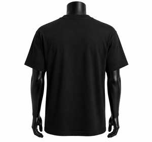 Premium Men's <b>Black</b> Cotton T-<b>Shirt</b> | Classic Crew Neck Basic <b>Tee</b> | Minimal Luxury Casual Everyday Essential Wear - Product Image 3
