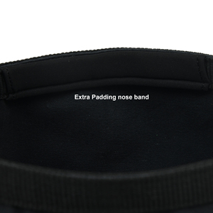 Black <b>Canvas</b> Horse Feed Bag Adjustable Strap Rectangular Leather Patch Durable Feeding Bag Bulk Wholesale OEM Supplier - Product Image 5