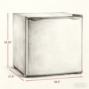 Mini Frigo Portatile Elettrico per Skincare, Congelatore Compatto a Porta Singola per Casa, Hotel, Auto, Camper e Uso Esterno, Installazione USB, Spina UK - Product Image 6