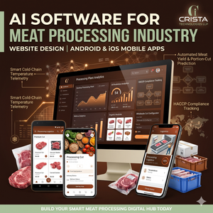 Software de IA para la Industria de Procesamiento de Carne, Diseño de Sitios Web, Aplicaciones Móviles Android iOS, Plugin para WordPress y Shopify, Software de IA ERP CRM - Product Image 3