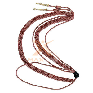Aiguillettes en fil de métal tressé, cordon de décoration pour vêtements, accessoire de tenue formelle, fabrication sur mesure, fournisseur - Product Image 2
