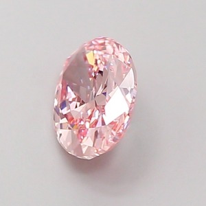 Diamant CVD rose vif fantaisie de 1,25 carat, de forme ovale modifiée, de luxe, cultivé en laboratoire, clarté VVS1, polissage excellent, diamant non monté - Product Image 2