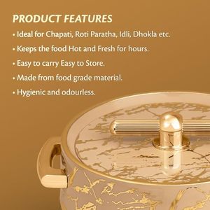 Cacerola de Cerámica Moderna de Lujo con Patrón de Mármol, Tapa Redonda, Asas de Aleación de Zinc, Revestimiento de Esmalte, Diseño Duradero - Product Image 6