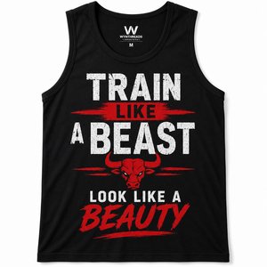 Camiseta sin Mangas de Primera Calidad, Personalizada con Serigrafía Frontal, 100% Algodón y Poliéster, Estilo Vintage Lavado, Ropa Deportiva para Gimnasio, para Hombre y Mujer - Product Image 1
