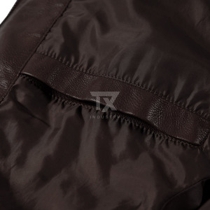 Top Quality Fashion <b>Men</b> Black Genuine Cowhide <b>Leather</b> <b>Men's</b> <b>Jackets</b> Breathable Customized Design <b>Leather</b> <b>Jacket</b> for <b>Men</b> - Product Image 6