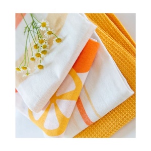 Tailor Made Utensils Embroidered Superior Quality Best Selling Ultra Absorbent Cotton 45x65cm Large Kitchen Dinner Dish Towels - Product Image 2