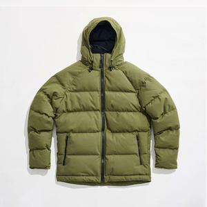 Veste matelassée noire pour homme, veste matelassée urbaine pour homme, veste matelassée rembourrée de duvet pour homme pour les marques de streetwear personnalisées - Product Image 5