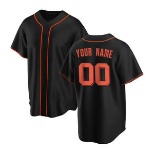 Maillots de baseball personnalisés OEM pour hommes – Ensemble respirant, vente en gros de maillots et uniformes avec t-shirts style sublimation – Kits de baseball - Product Image 6