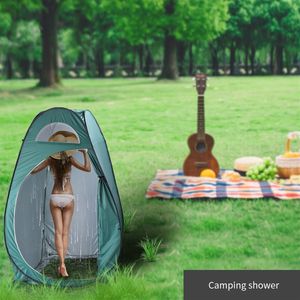 Quick Setup Pop Privacy Portable Outdoor Shower Tent with Waterproof Zipper Closure for <b>Camping</b> Beach RV Travel - Product Image 4