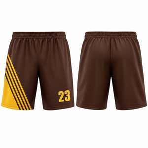 กางเกงขาสั้นฟุตบอลผู้ชายแบบสปอร์ตแห้งเร็ว ปี 2026 สีดำ ขาว เขียวสะท้อนแสง เอวยางยืด ความยาวปานกลาง - Product Image 3