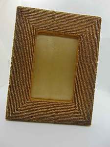 Designer Embroidered Handmade Beaded Fabric Photo <b>Frame</b> Rectangular Wooden Photo <b>Frame</b> With Gold Beaded <b>Embroidery</b> Orna - Product Image 1