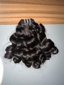 Extensions de Cheveux Humains 100% Vierges Bruts Bouclés Indiens Baby Curly : Motif de Boucle Naturel Provenant de Temples, Modèle Non Permanent - Product Image 5