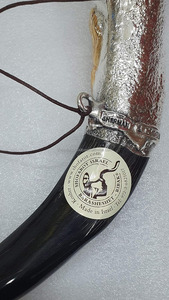 Corneta de Cuerno Sonora, Estilo Vikingo, Nórdico, Medieval, Animal, 9 Pulgadas, Cuerno Grande Pulido, Shofar, Material Orgánico - Product Image 2