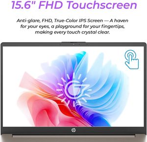Portátil H/P de Última Generación con Pantalla Táctil FHD de 15.6 Pulgadas |   CPU Intel de 13.ª generación, 8 núcleos i3 (superio a i5 de 11.ª generación) |   Edición 2026 |   SSD de 256 GB |   Llave de Copiloto con IA - Product Image 2