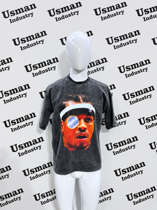 Camiseta Personalizada con Logotipo Estampado en Serigrafía Frontal, Cuello Redondo, Lavado Ácido, Hombros Caídos, Poliéster/Algodón, Corte Ajustado, Transpirable, para Hombre - Product Image 3