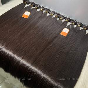 Produit de vente chaud 2025 paquets de cheveux vietnamiens bruts personnaliser la longueur, extensions de cheveux de trame de couleur SDD, DD Standard - Product Image 4
