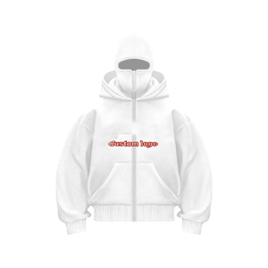 Sweat-shirt à capuche double couche pour homme en coton, coupe décontractée, confortable, style streetwear, pour tous les jours - Product Image 5