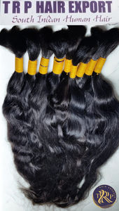 Lista de precios al por mayor de cabello humano indio 100% Natural de alta calidad, proveedores de paquetes de cabello virgen de templo indio crudo en la India - Product Image 4