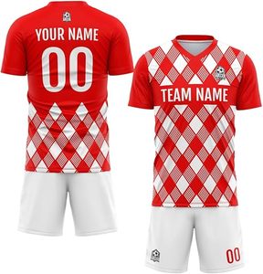 Ensemble d'uniformes de football personnalisés 2026 2027 – Maillot de foot pour fans/joueurs – Tenue de sport pour club de football - Product Image 1