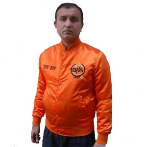 Custom Embroidery <b>Letter</b> Patches Vintage 3D Embroidery Satin Varsity <b>Jacket</b> High Quality 100% Polyester Quick Dry Custom <b>Men</b> - Product Image 1