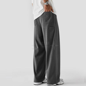 Custom Made Low MOQ <b>Men</b> Sweat <b>Pants</b>-High Quality Breathable Eco-Friendly Polyester/Cotton Unique Design <b>Leisure</b> Bottom - Product Image 2