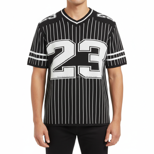 เสื้อเจอร์ซีย์ตาข่ายผู้ชาย ระบายอากาศได้ดี รับผลิตตามแบบ OEM ขายส่ง - Product Image 3