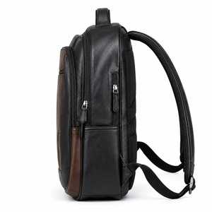 arid Gears Vintage Genuine Leather Durable Unisex Laptop <b>Backpack</b> <b>Large</b> Capacity Zip Closure Physiological Curve Back for - Product Image 3