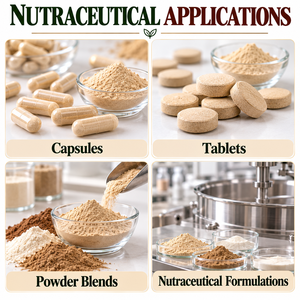 Extracto Seco de Raíz de Ashwagandha en Polvo, 5% de Withanólidos, Grado Nutracéutico, 80-100 Mesh, Suministro a Granel - Product Image 4