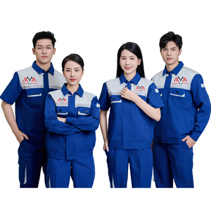 Tenue de travail la plus vendue, nouveau style, ensemble bleu foncé, vêtements de soudeur, vêtements de travail personnalisés, combinaisons de travail usagées pour hommes, uniforme d'usine FMF - Product Image 5