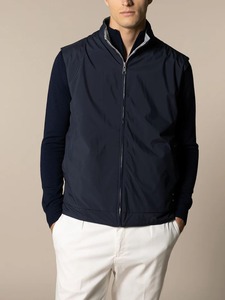 Gilet d'hiver sans manches pour homme, de haute qualité, luxueux, personnalisable avec logo, multi-poches, fermeture éclair réversible, 100% polyester, vente chaude - Product Image 5