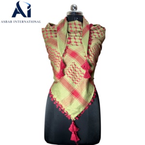 Écharpe Arafat de qualité supérieure, élégante, Keffiyeh Kufiya, écharpe arabe Shemagh, douce, légère, respirante, unisexe, tendance - Product Image 3