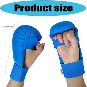 2X gants d'entraînement de karaté, équipement de protection pour arts martiaux, support de poignet professionnel pour entraînement, imperméables et confortables - Product Image 5