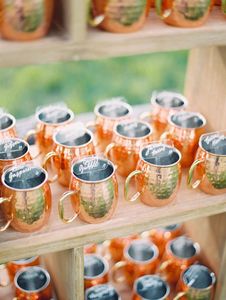 Copper beverage mug set evening garden <b>cups</b> <b>reusable</b> premium cocktail serving durable collection mugs - Product Image 1
