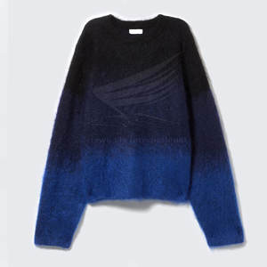 Suéter de Mohair para Hombre, Personalizable, Cálido para Invierno, Transpirable, con Logotipo Frontal, de Alta Calidad, Precio al por Mayor, Superventas - Product Image 4