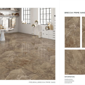 Azulejos de Porcelana Esmaltada de Alto Brillo, 24x48 Pulgadas, Formato Grande para Proyectos de Pisos y Paredes Interiores Contemporáneos - Product Image 1