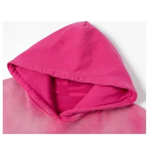 Sudadera con Capucha Unisex de Estilo Urbano, de Alta Calidad, Lavada al Ácido, para Hombre, Talla Grande, 100% Algodón - Product Image 3