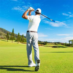 Palo de golf para principiantes y profesionales, de fibra de vidrio, mejora el agarre y la precisión de los golpes, portátil, azul - Product Image 2