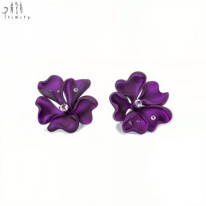 New Collection Wholesale Manufacturer Export <b>Earrings</b> Jewelry Pure Titanium 18K Solid Gold Natural Gemstone Spinel <b>Earrings</b> - Product Image 1