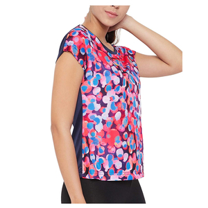เสื้อยืดผู้หญิงคอกลมแขนสั้นสีพื้น  รับสกรีนโลโก้แบรนด์ของคุณเอง - Product Image 4