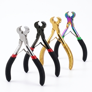 High-Quality Heavy-Duty Hair Extension Fusion Keratin Bond Cutter Hair Bond Remover Stainless Steel Sharp <b>Edge</b> Cutter Easy Used - Product Image 4