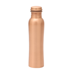 Handcrafted Pure <b>Copper</b> Water <b>Bottle</b> with Hammered Finish Turkish <b>Drinking</b> Vessel Traditional Indian Design - Product Image 1