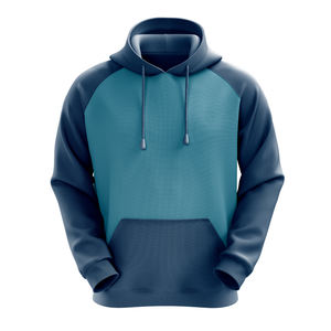 Sudaderas con capucha cortas para hombre, de alta calidad, con hombros caídos, de gran peso, extragrandes, de 400-500 g/m², de fabricantes de renombre. - Product Image 3
