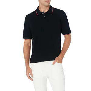 Camiseta de Golf para Hombre, 100% Algodón Tejido, Manga Corta, Color Liso, Estampada, de Secado Rápido y Suave - Product Image 1