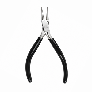MANAN INSTRUMENTS Pince à bec rond en acier inoxydable légère pour travaux fins, outil de pose de bijoux et de fabrication de boucles d'oreilles DIY - Product Image 4