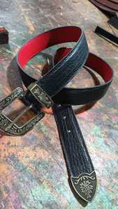 Designer Premium Grade Cow Hide Belts Adults Kids Luxury Style Custom Length Steel Square Pin 3D Design Waterproof Eco-Friendly - Product Image 6