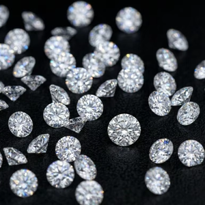 Diamant blanc de taille petite, taille brillante, cultivé en laboratoire, certifié IGI, 1-5 mm, couleur D, clarté VVS/VS, excellente taille, pour la fabrication de bijoux - Product Image 1