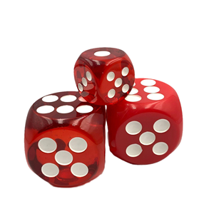 Dés de jeu personnalisés à prix d'usine, dés en résine plastique transparente colorée, cube à coins arrondis pour jeux de société - Product Image 4